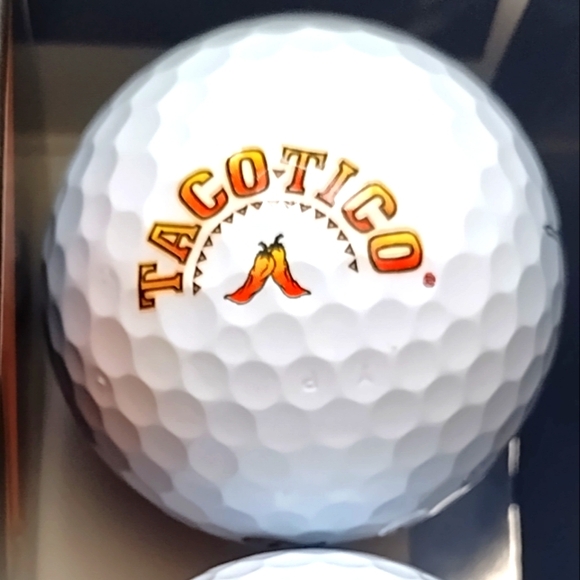 Titleist Pro V1 Taco Tico Wichita Kansas Golf Balls 1 Dozen 12 Balls White NEW - Picture 2 of 8